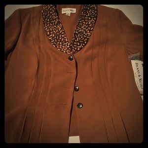 Vintage Danny & Nicole blouse / jacket